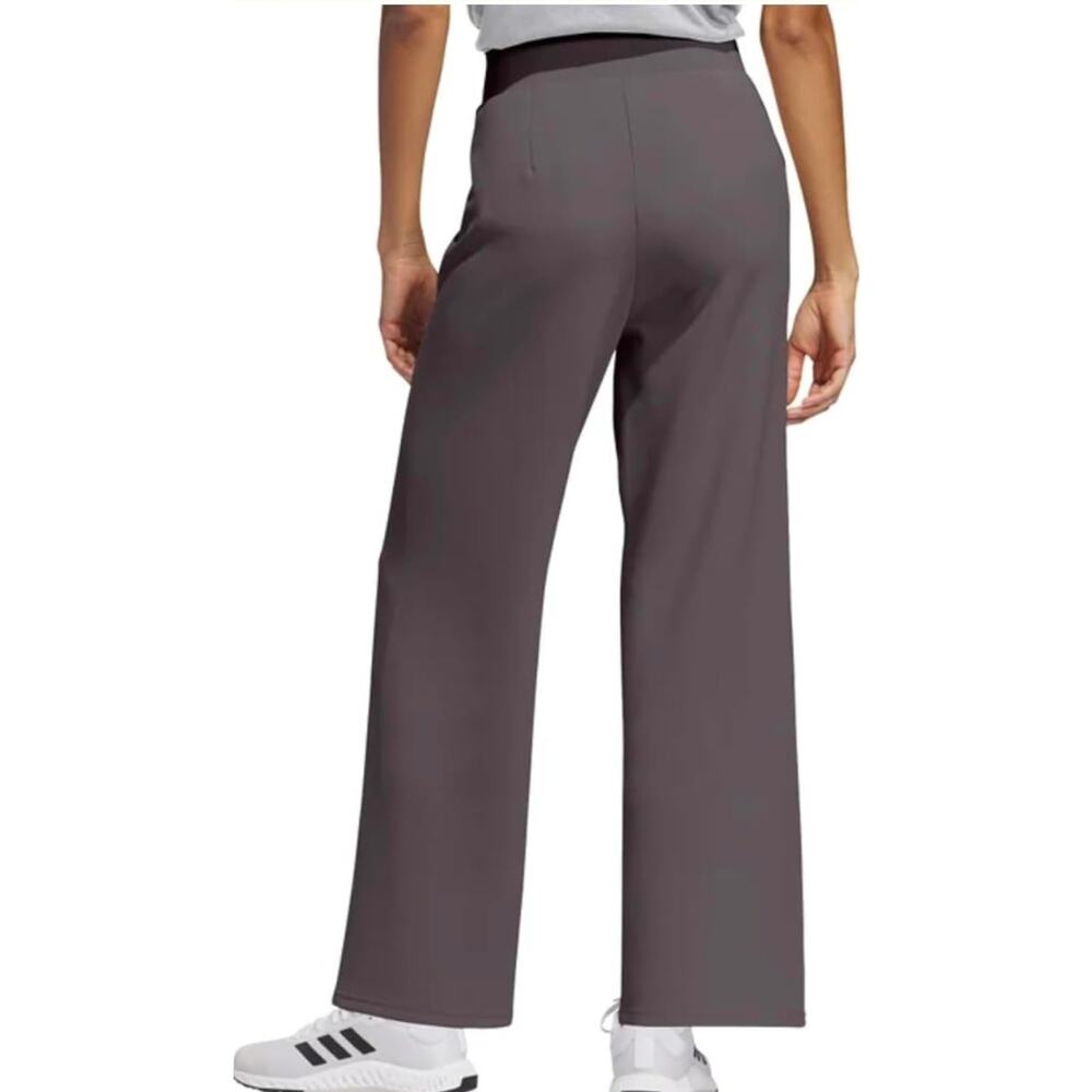 Adidas Women's Wide Leg Pant with Pockets, Grey Strata, Size XXL - Picture 2 of 2